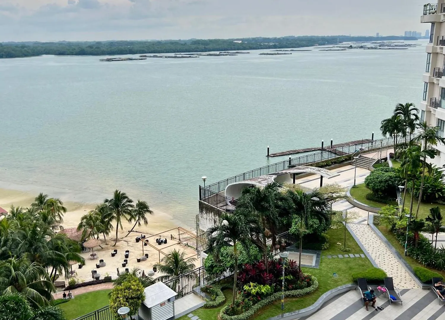 Dangabay Seaview 2R2B 4-6Pax With Balcony Apartment Johor Bahru